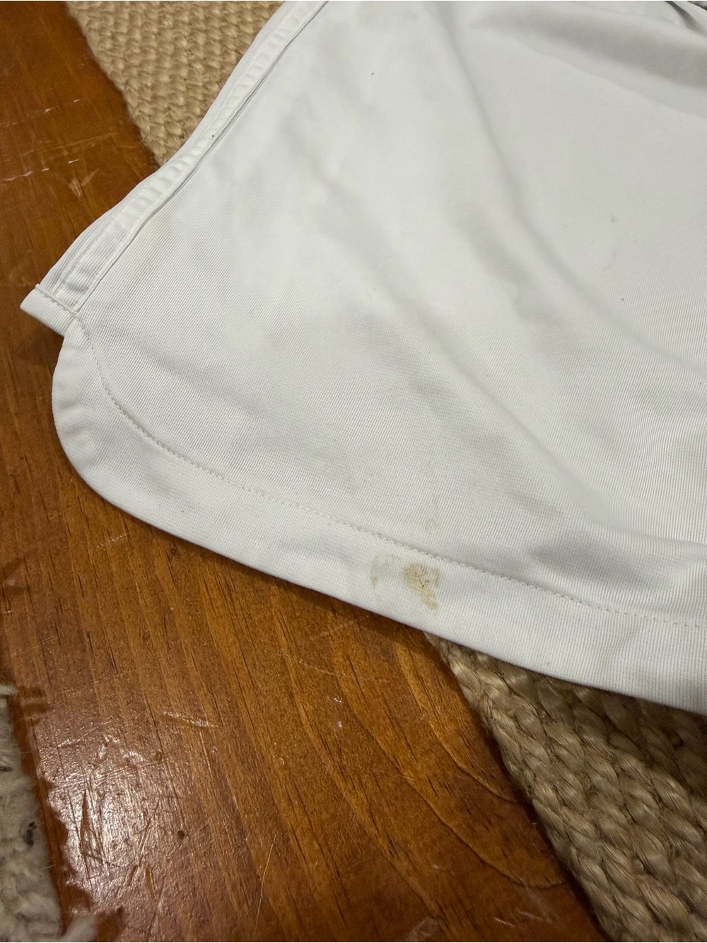 Adidas White Soccer Football Shorts Adult M Climalite - Picture 3 of 6